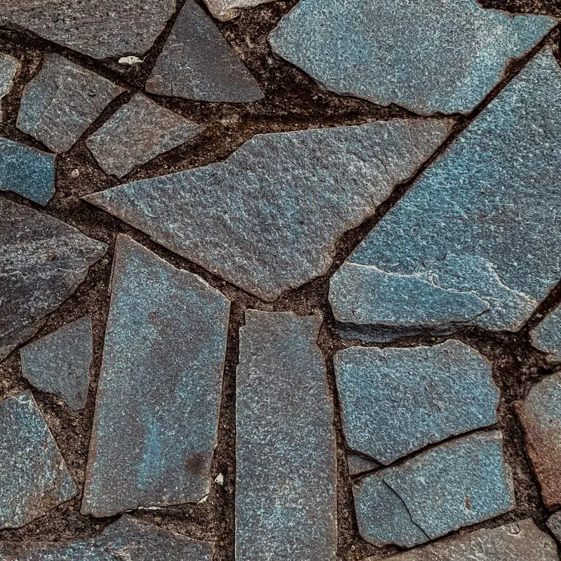 Laja de pórfido irregular