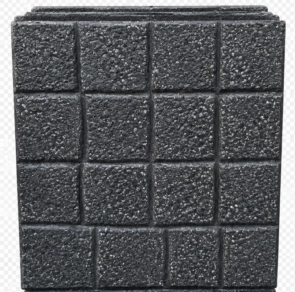 16 PANES ADOQUINADOS NEGRO